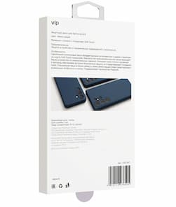 Чехол-накладка VLP Aster MagSafe для Galaxy S24, силикон, темно-синий— фото №2