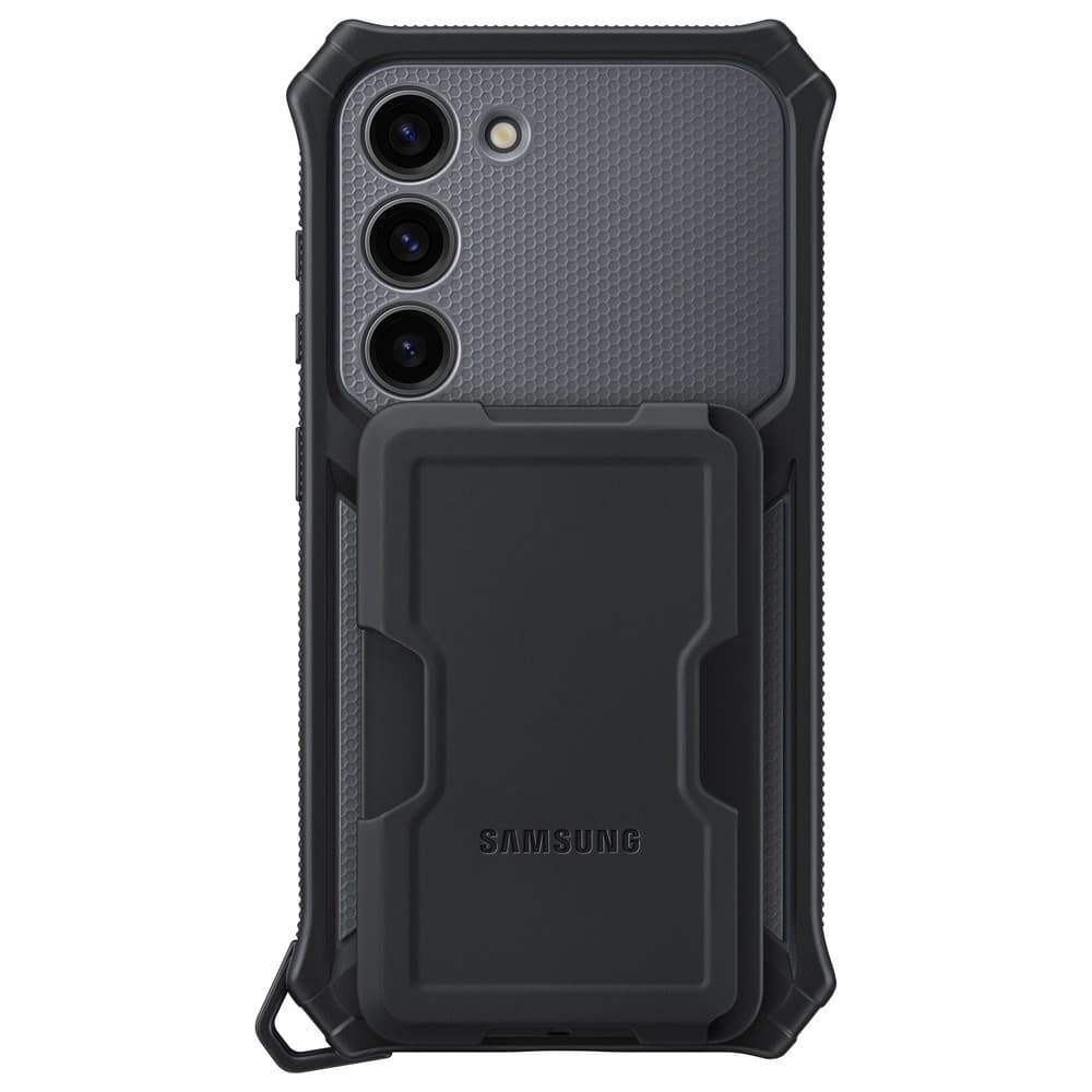 Чехол-накладка Samsung Rugged Gadget Case для Galaxy S23+, поликарбонат, титан— фото №0