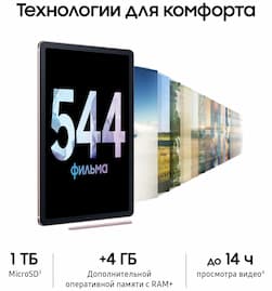 Планшет 10.4″ Samsung Galaxy Tab S6 Lite LTE 4Gb, 128Gb, розовый (РСТ)— фото №3