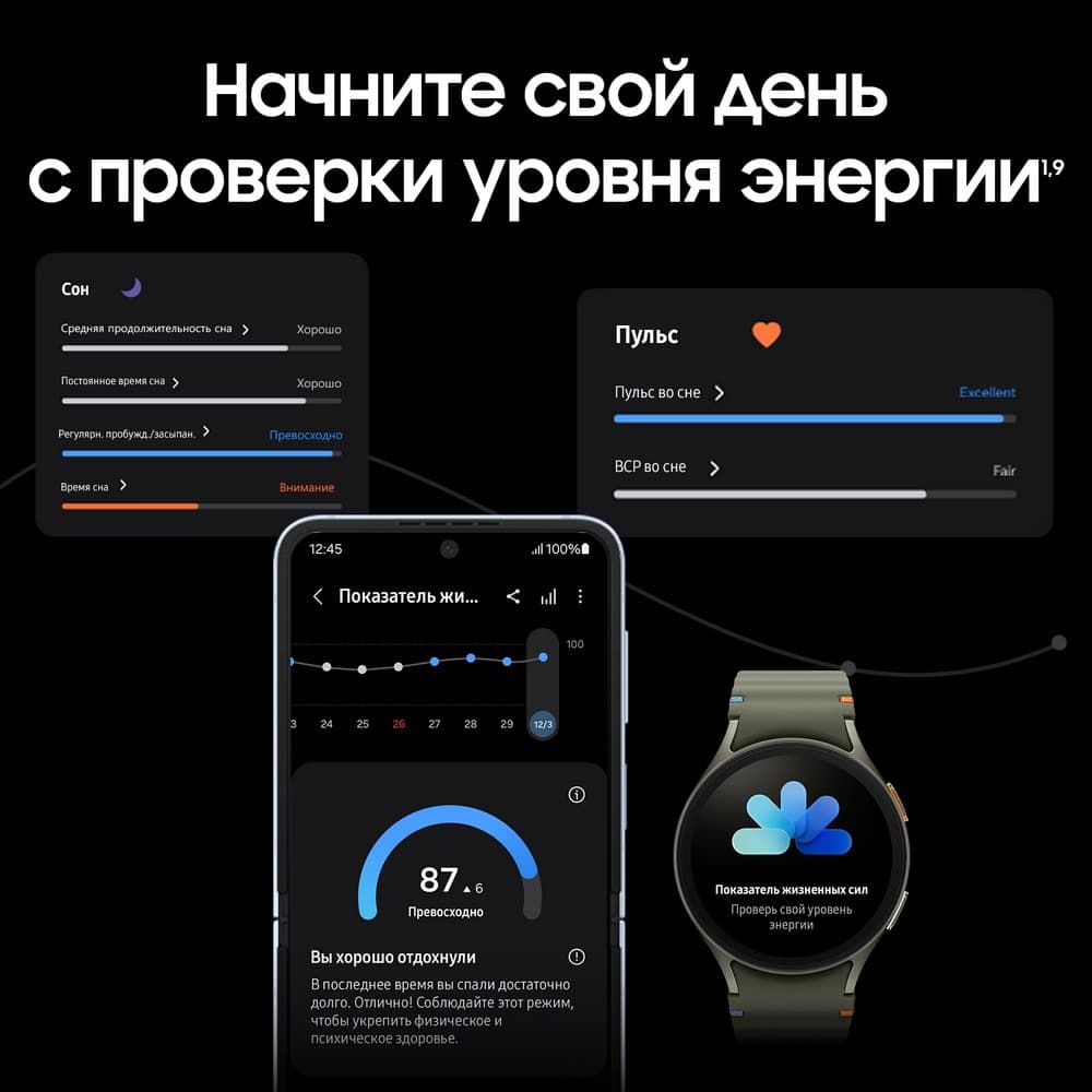 Samsung Galaxy Watch 7 LTE 40mm, белое золото (РСТ)— фото №2