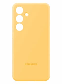 Чехол-накладка Samsung Silicone Case для Galaxy S24, силикон, желтый— фото №0