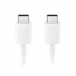 Кабель Samsung USB-C / USB-C, 3A  1м, белый— фото №1