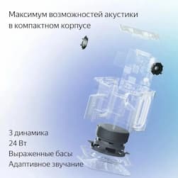 Умная колонка Яндекс Станция Миди с Алисой Zigbee, 24 Вт изумрудный— фото №3