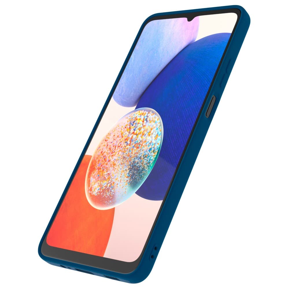 Чехол-накладка VLP Silicone Case для Galaxy A24, силикон, темно-синий— фото №1