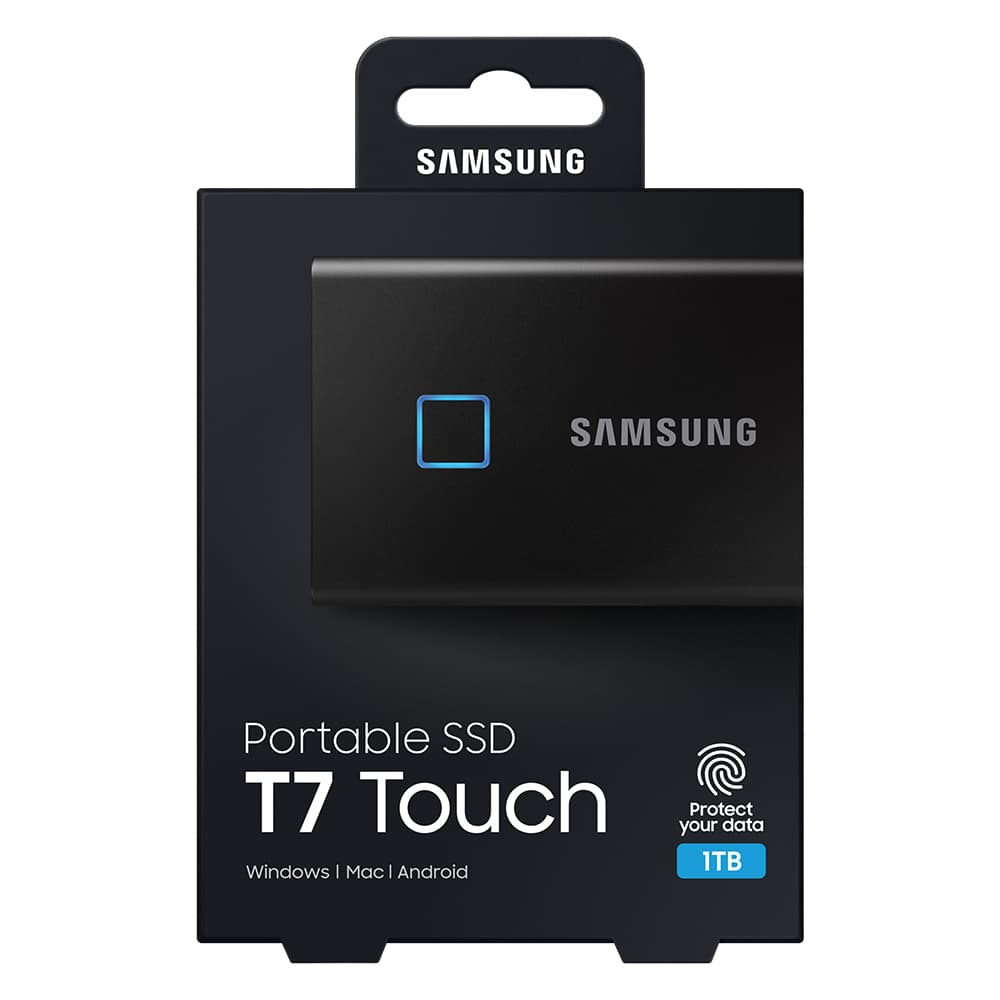 Внешний SSD накопитель Samsung Т7 Touch, 1000GB. черный— фото №8