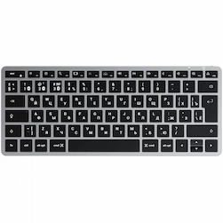 Клавиатура Satechi Slim X1 Bluetooth Backlit Keyboard, серый космос— фото №0